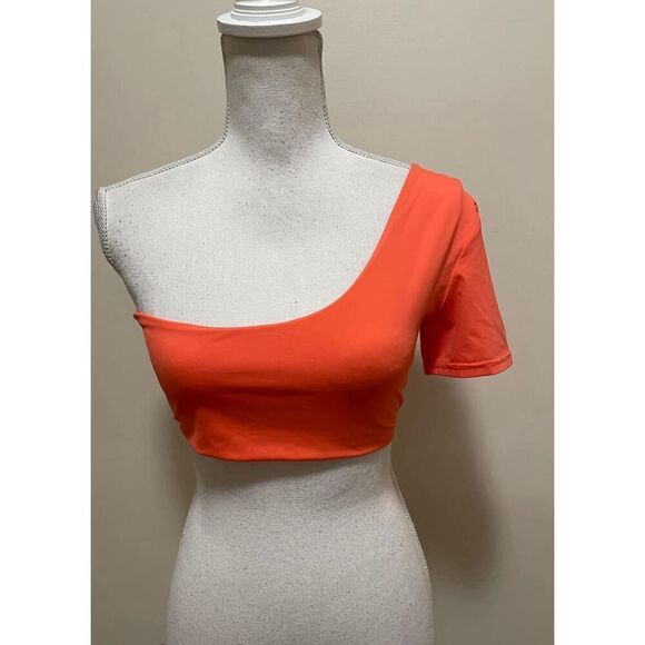 Toast Swim One Shoulder Crop Top Size L - Picture 1 of 3